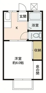 みのりハイツ【2階】の間取り