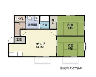 レジデンス方木田【1階】の間取り