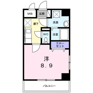 Grandeur フォレスタ【6階】の間取り