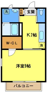 ガーデンハイツ大門【2階】の間取り
