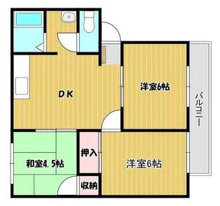 パナハイツアーバンA【1階】の間取り