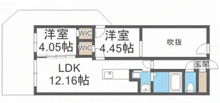 ラ シュエットI【2階】の間取り