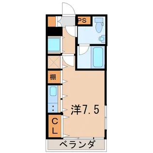 ノヴェルマンション443【3階】の間取り