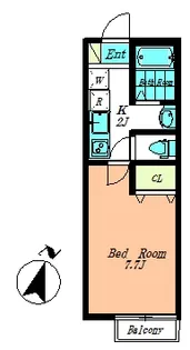 ペッパーコーン【2階】の間取り