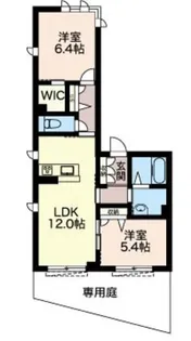 Shamaison シアンフィデール【1階】の間取り