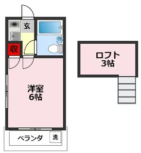 プレジール【2階】の間取り