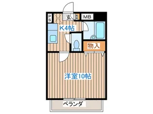 メゾン コモッド【1階】の間取り