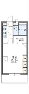 レオパレスプリメーロ【2階】の間取り