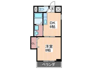 メイプル吉島【8階】の間取り