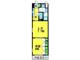 エスポワール深井【2階】の間取り