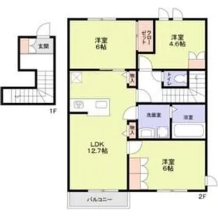 Fore Tuna【2階】の間取り