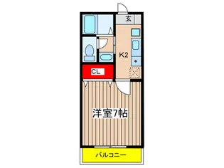 アルカネット【1階】の間取り