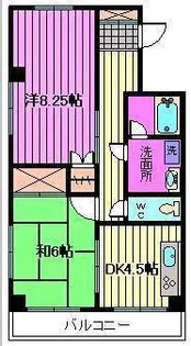 あさひ南浦和ハイツ【2階】の間取り