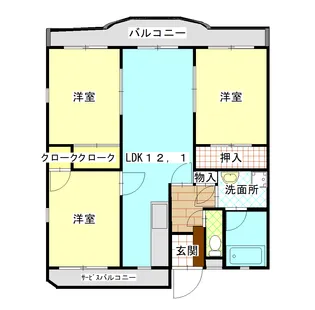 グランドヒルズ【3階】の間取り