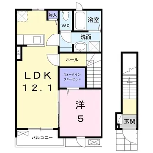 ブライト フォレスト【2階】の間取り