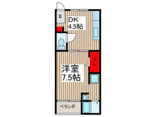 コーポ誠.【1階】の間取り