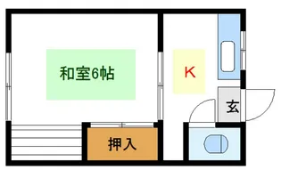 第二臼倉荘【2階】の間取り