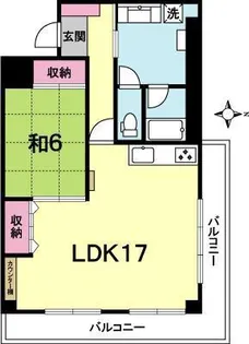 水戸ゴールデンハイツ【7階】の間取り