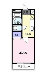 レスポールI【4階】の間取り