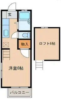 ビッグインうずらの【2階】の間取り