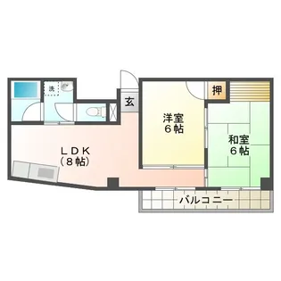 エトアール津【3階】の間取り