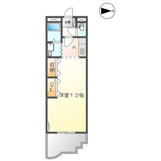 タウンロイヤル【2階】の間取り
