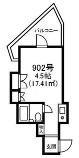 リレント日本橋【9階】の間取り