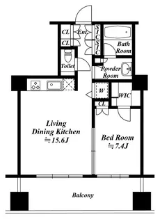 アークヒルズ仙石山レジデンス【10階】の間取り