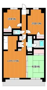 モンドミール和光【4階】の間取り