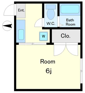 川口ハイツ【2階】の間取り