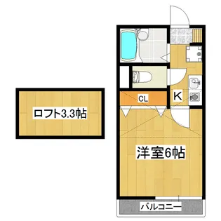 BONDS新小岩【3階】の間取り