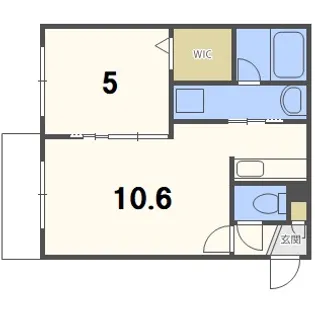 Reve北広島【3階】の間取り