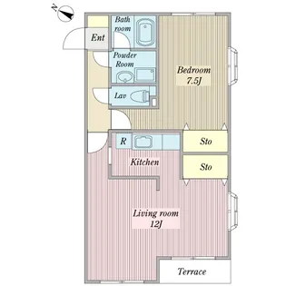 ラピスガーデン【2階】の間取り