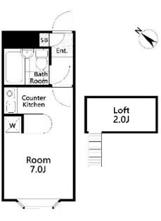 ベルピア安浦第3【2階】の間取り