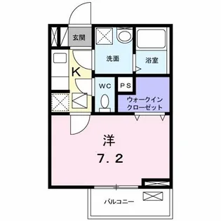 ジュネス【1階】の間取り