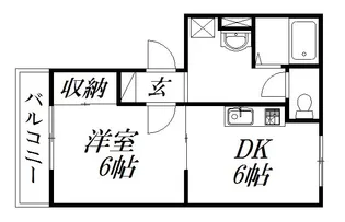レガーロ鴨江I【3階】の間取り