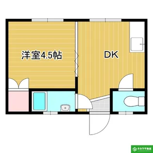 コーポ高橋【4階】の間取り