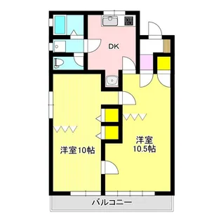 KABEホームズVI【2階】の間取り