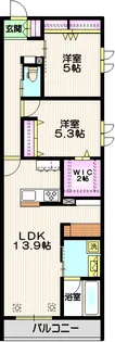 SUEHIRO COURT 常盤II【3階】の間取り