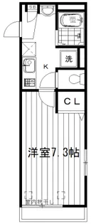 ヴァンベール新中野【3階】の間取り