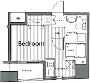 ガラ・ステーション東日本橋【5階】の間取り