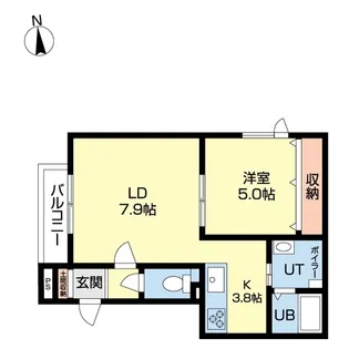 アルモニー【3階】の間取り