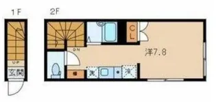 アイコート高円寺北【2階】の間取り