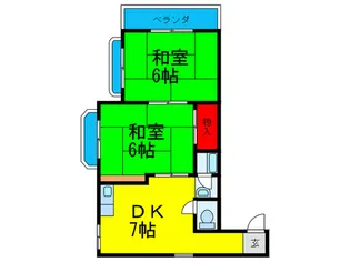 マンション辻本【5階】の間取り