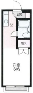 ハイツ松風【2階】の間取り