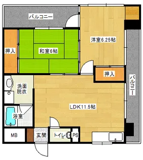 レジデンス森下【3階】の間取り