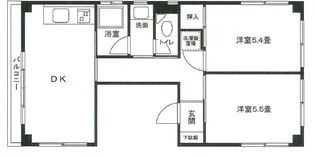 松本ビル【2階】の間取り