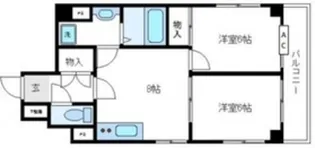 メゾンタニグチ【2階】の間取り