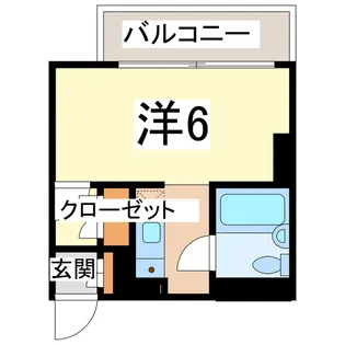 ARECX五井 (アレックスゴイ)【3階】の間取り