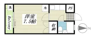 コーポコーベル2【3階】の間取り
